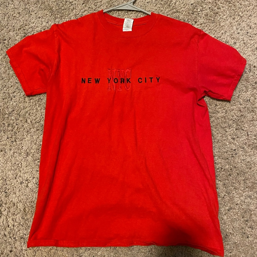 NYC Red Shirt